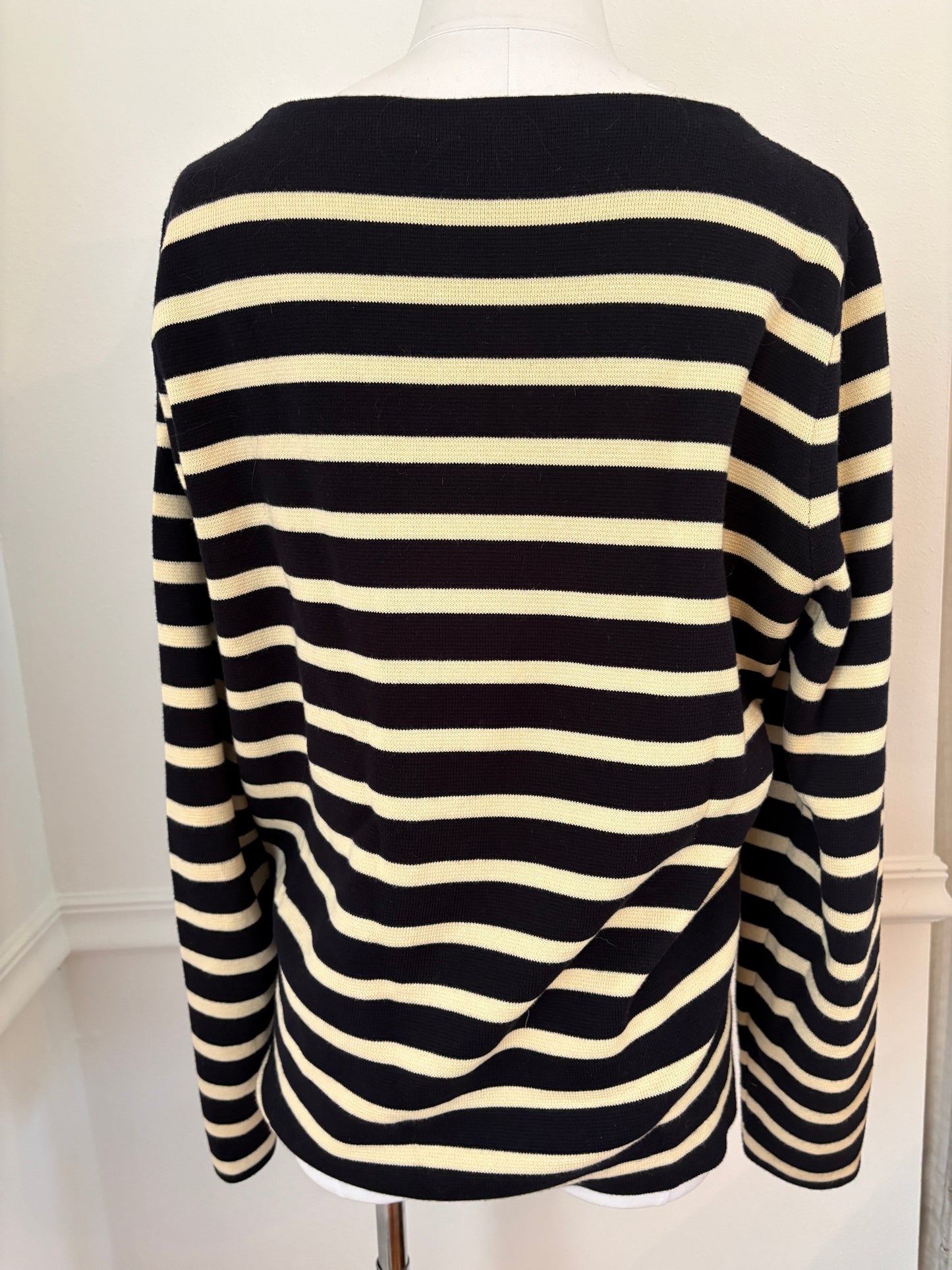 GUCCI Men’s Striped Cotton Band Knit Shirt