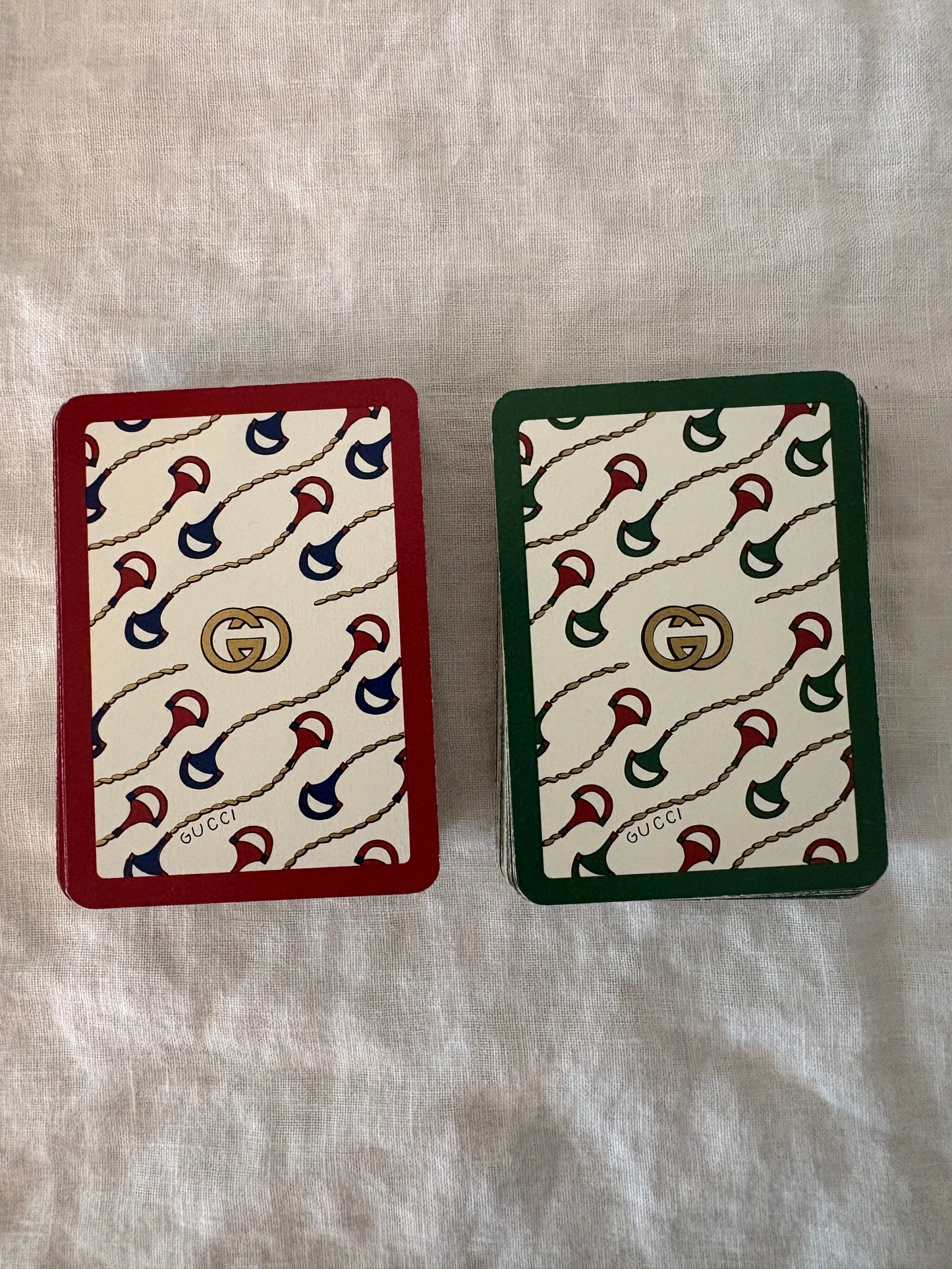 GUCCI 1980’s Vintage Poker Playing Cards in Box