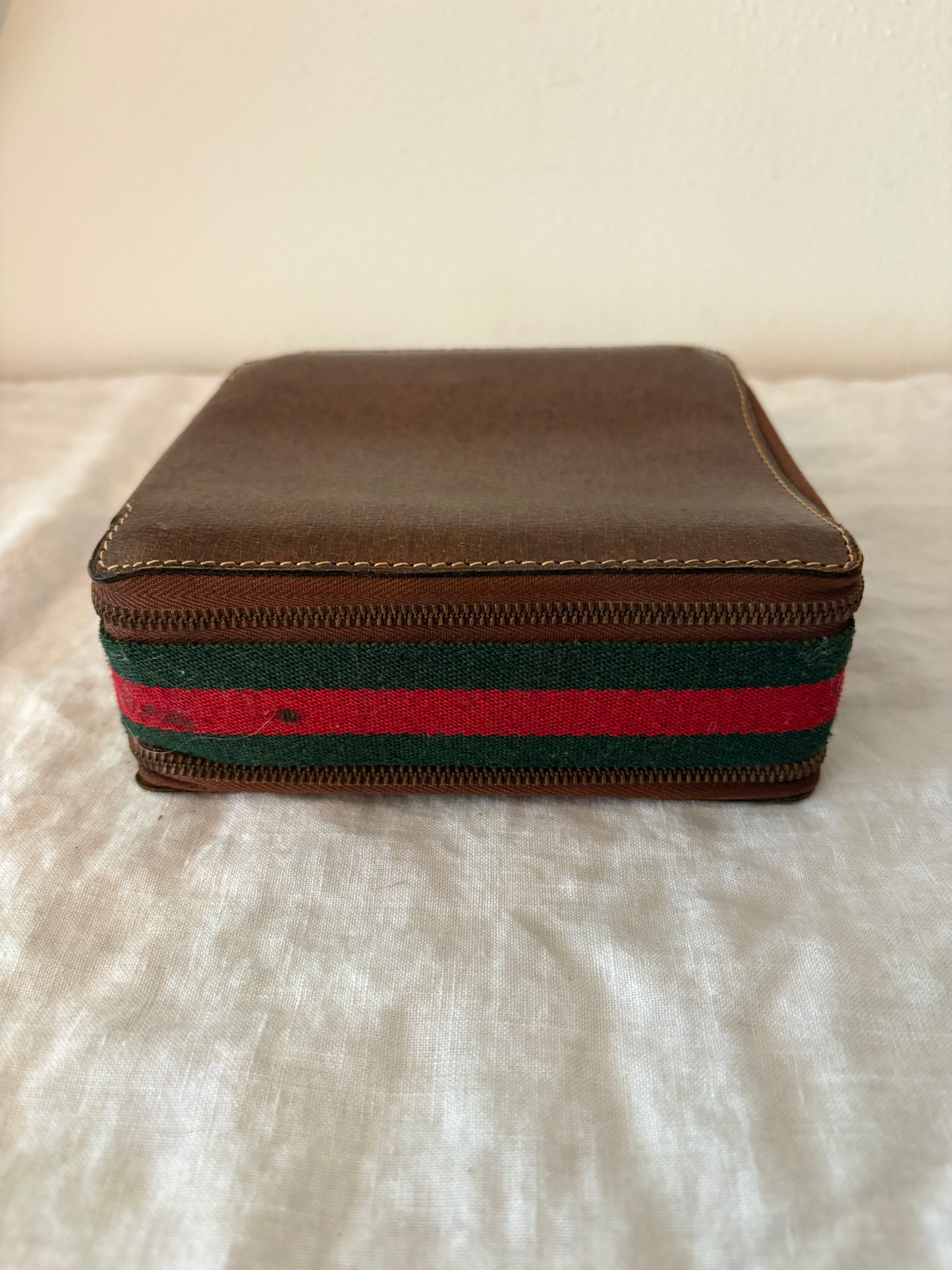 GUCCI Archival 1970’s Leather Poker, Chess and Dominoes Game Set