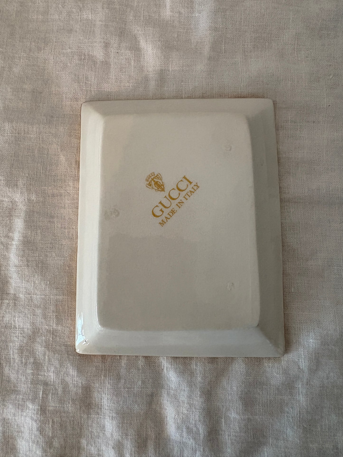 GUCCI 1980’s King of Diamonds Ceramic Trinket Dish