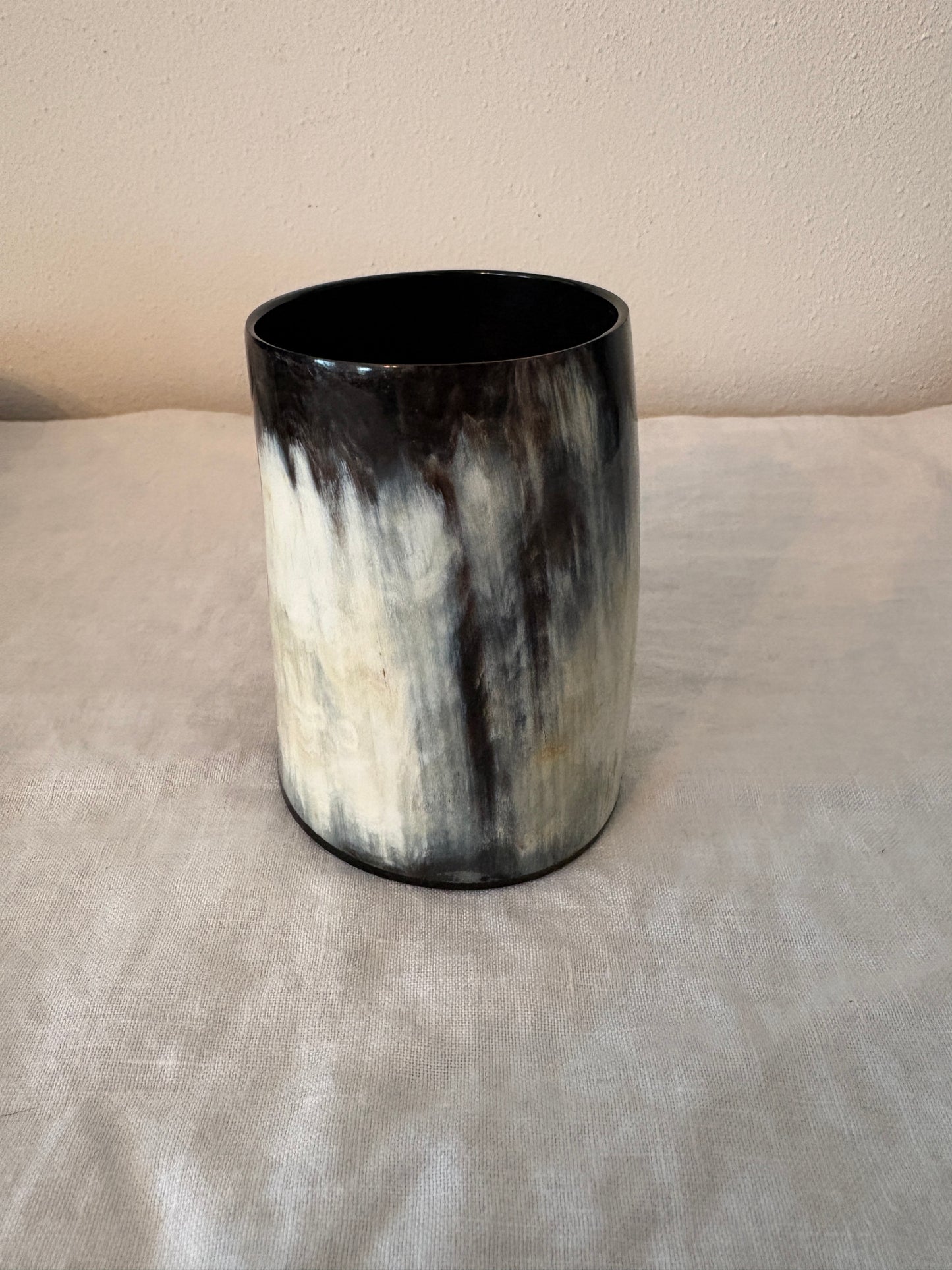 GUCCI 1990’s Buffalo Horn Minimalist Vase in Original Box