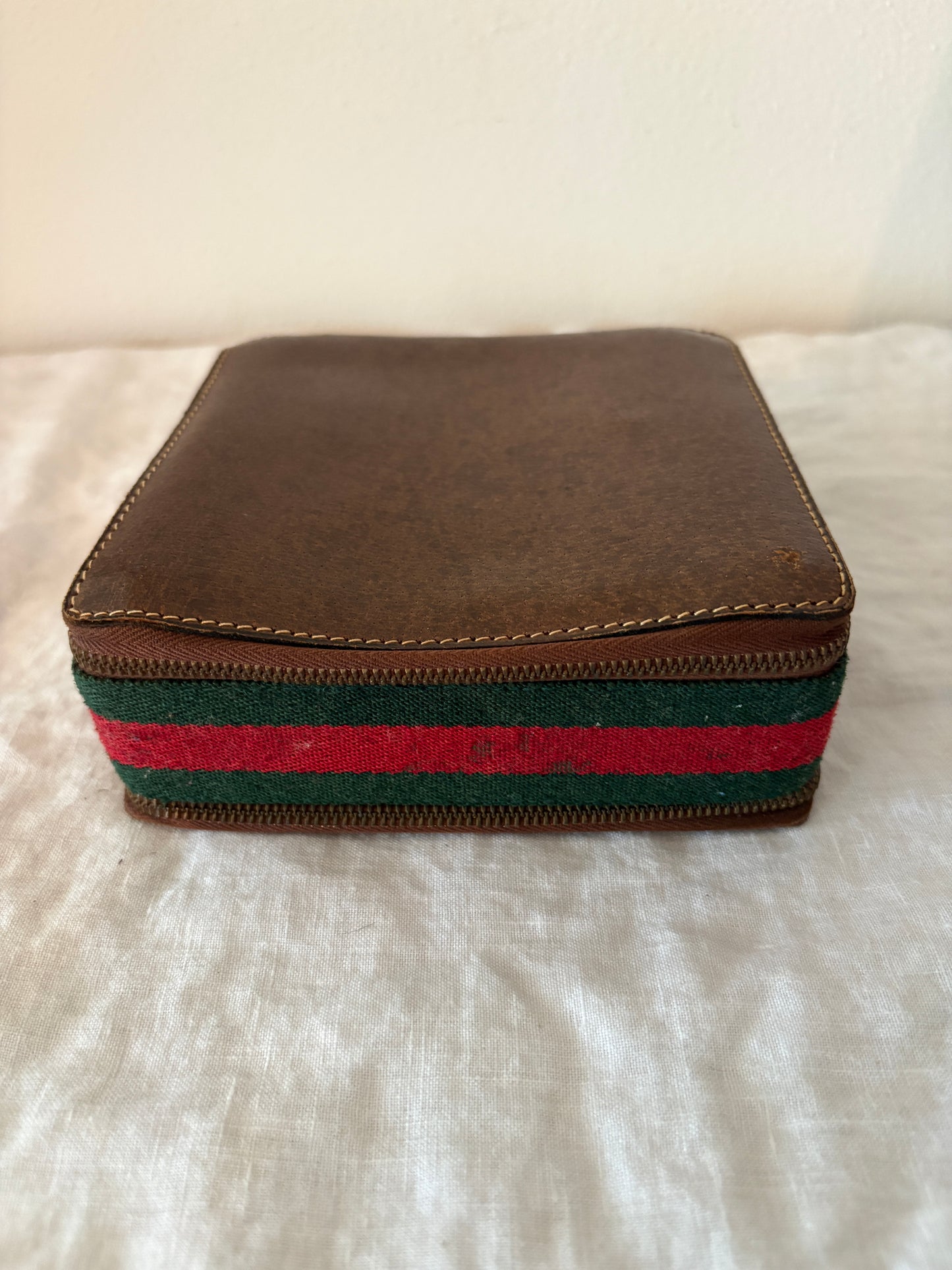 GUCCI Archival 1970’s Leather Poker, Chess and Dominoes Game Set