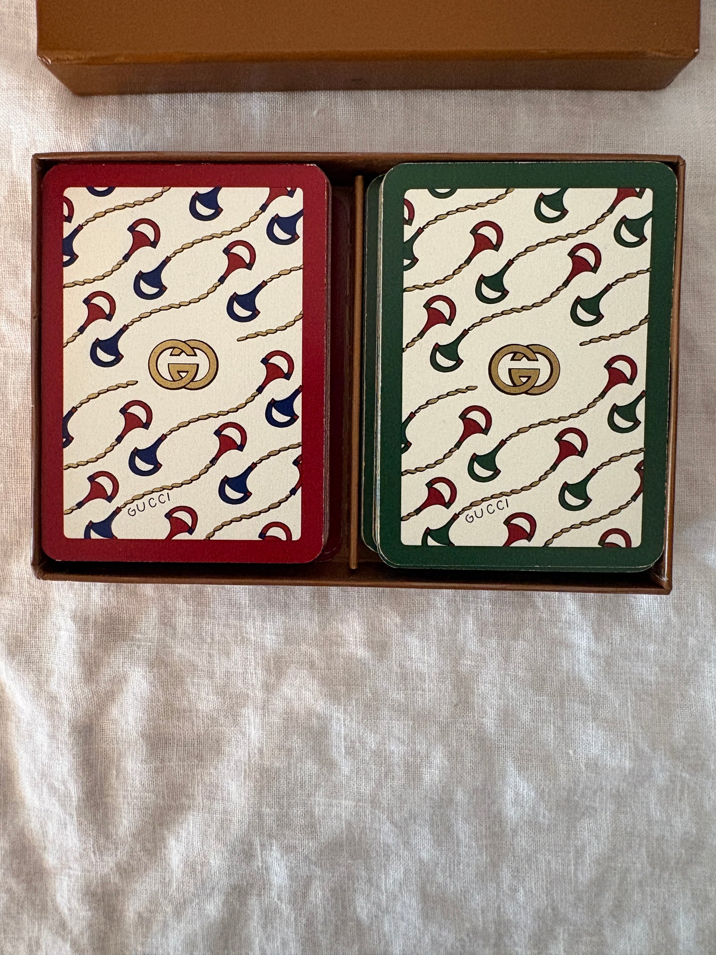 GUCCI 1980’s Vintage Poker Playing Cards in Box