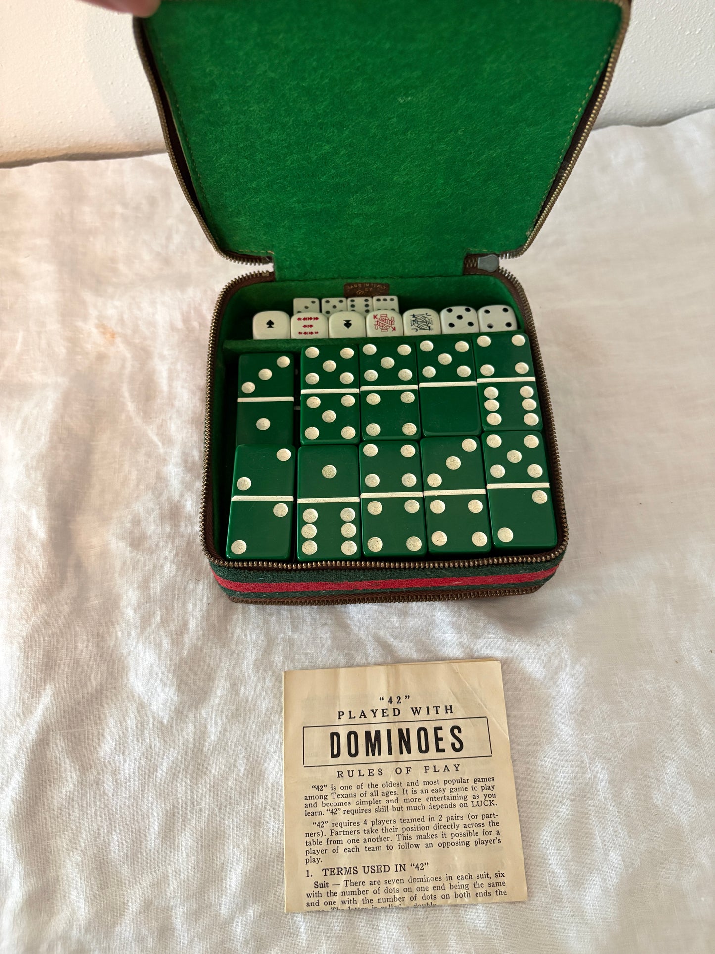 GUCCI Archival 1970’s Leather Poker, Chess and Dominoes Game Set