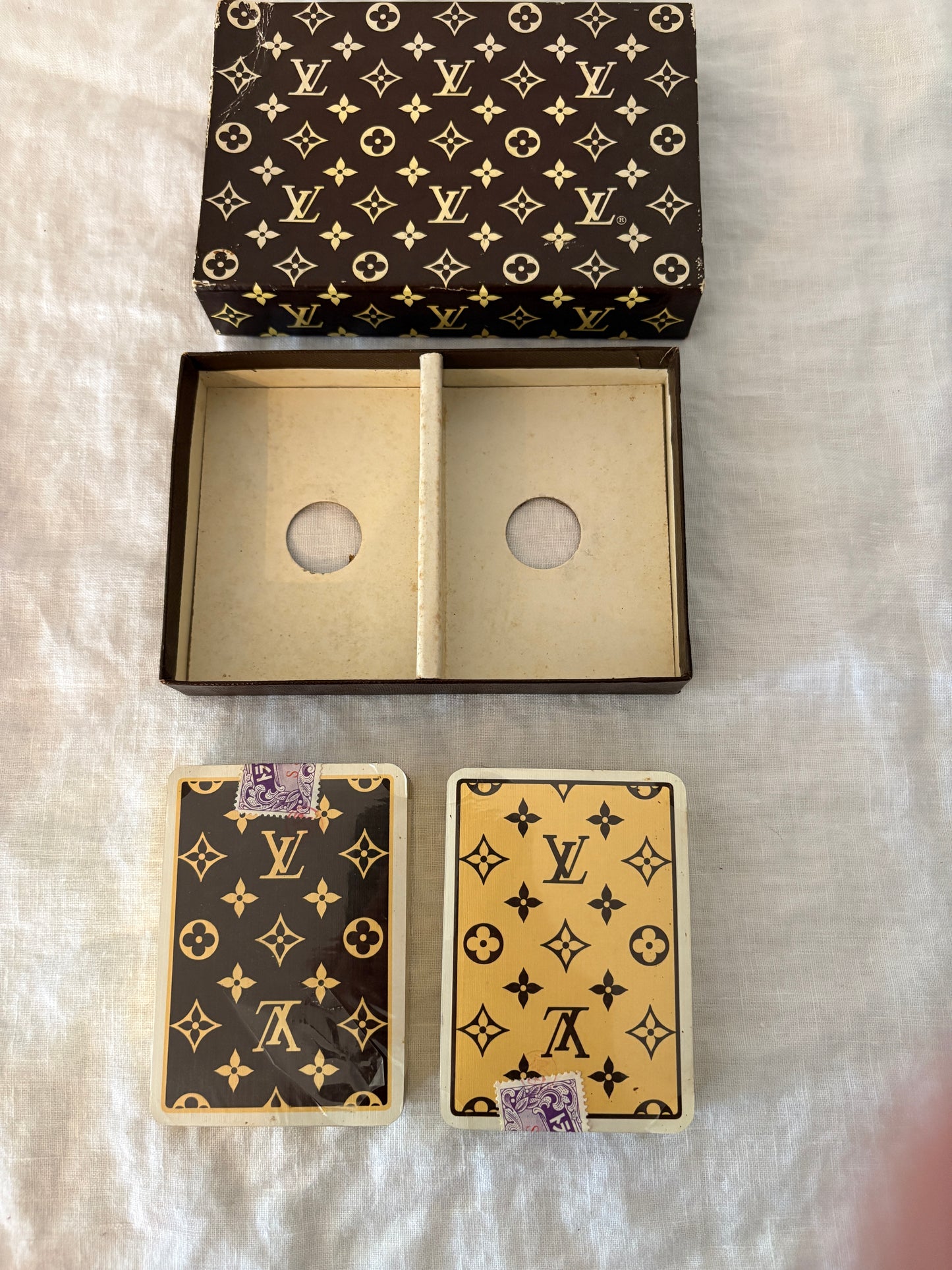 Louis Vuitton 1980’s Poker Playing Cards Sealed in Box