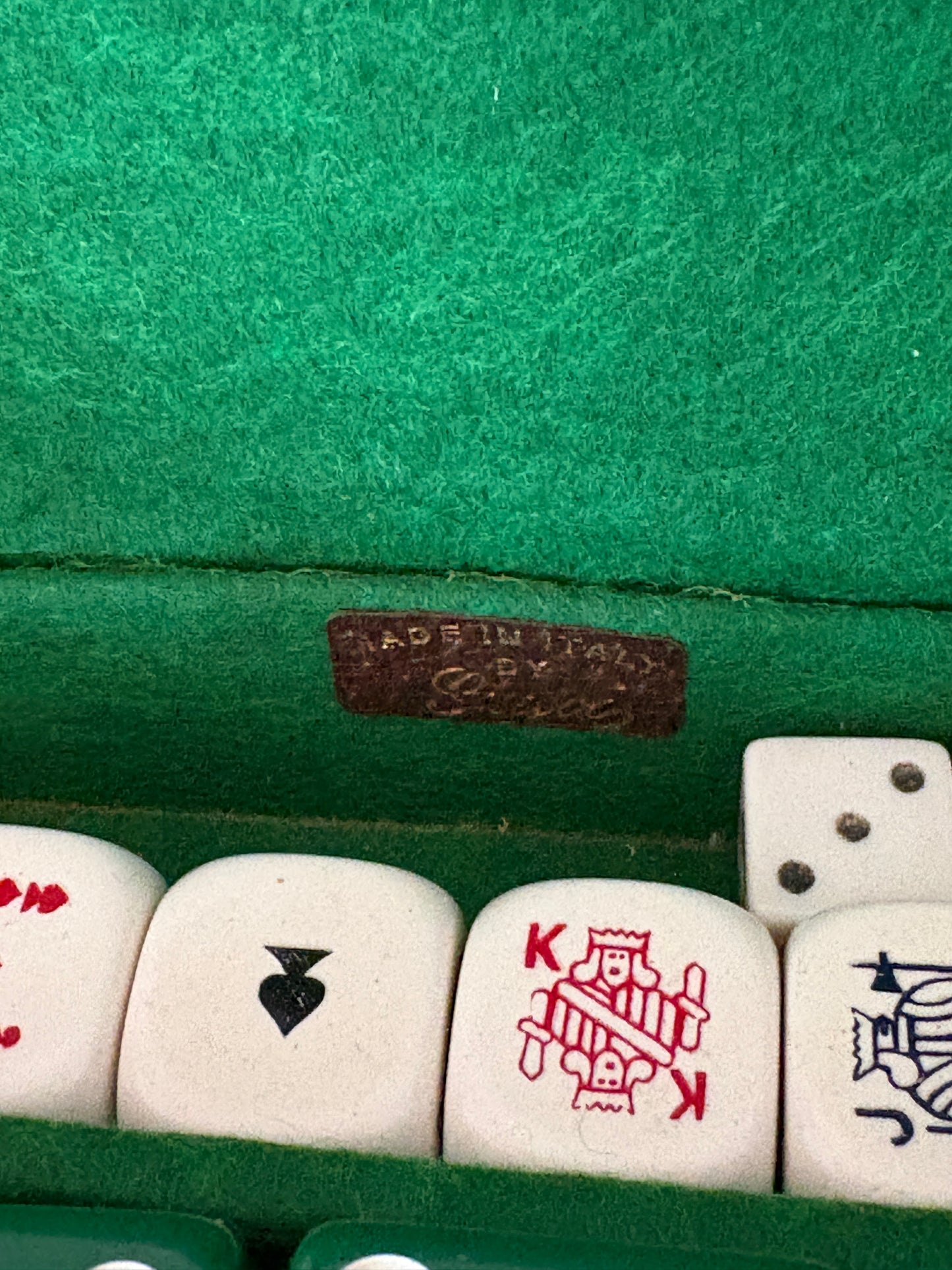 GUCCI Archival 1970’s Leather Poker, Chess and Dominoes Game Set