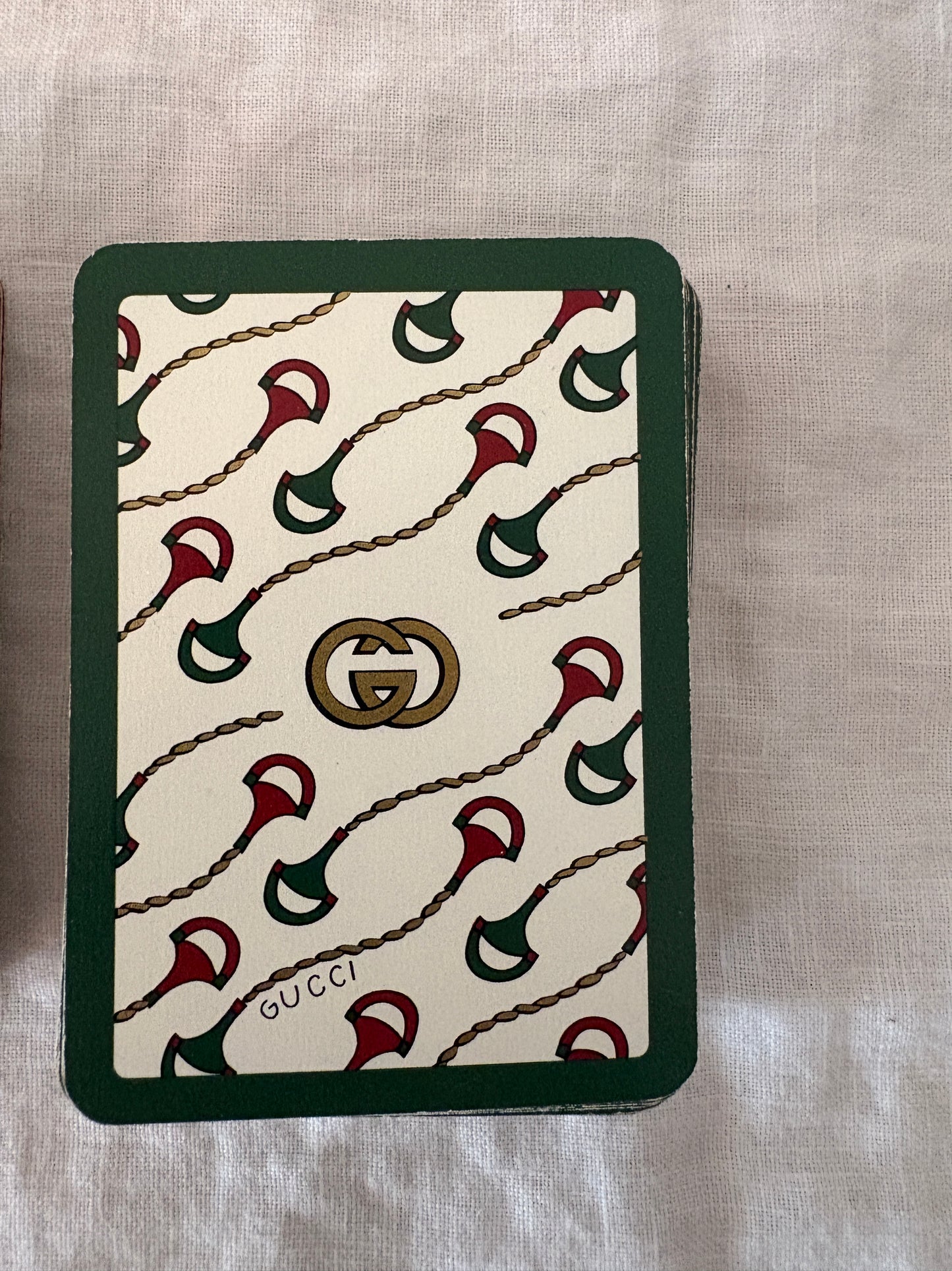 GUCCI 1980’s Vintage Poker Playing Cards in Box