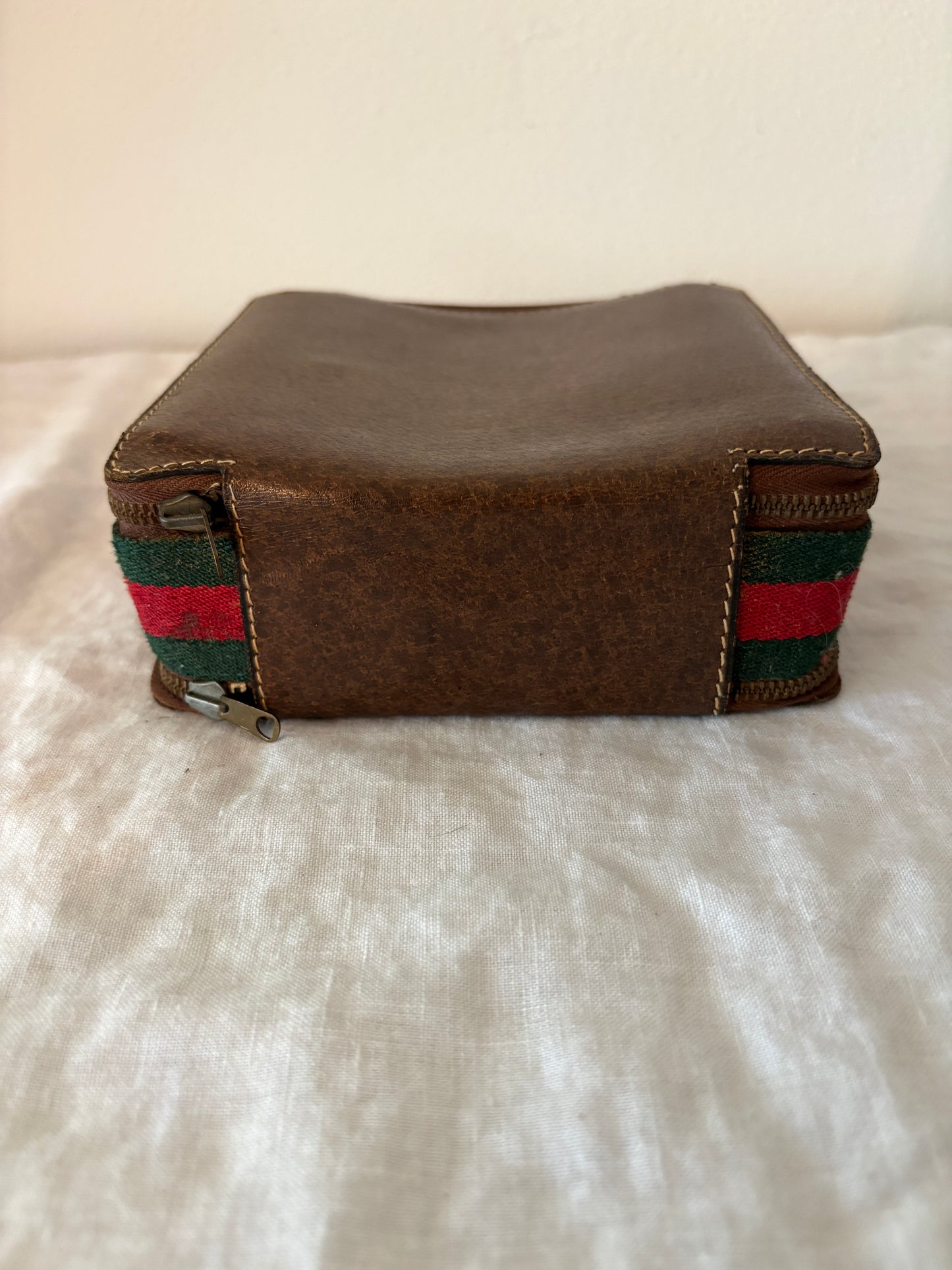 GUCCI Archival 1970’s Leather Poker, Chess and Dominoes Game Set