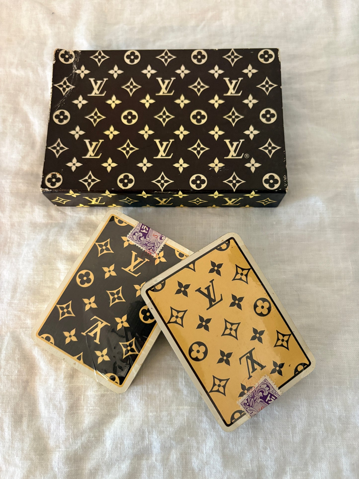Louis Vuitton 1980’s Poker Playing Cards Sealed in Box