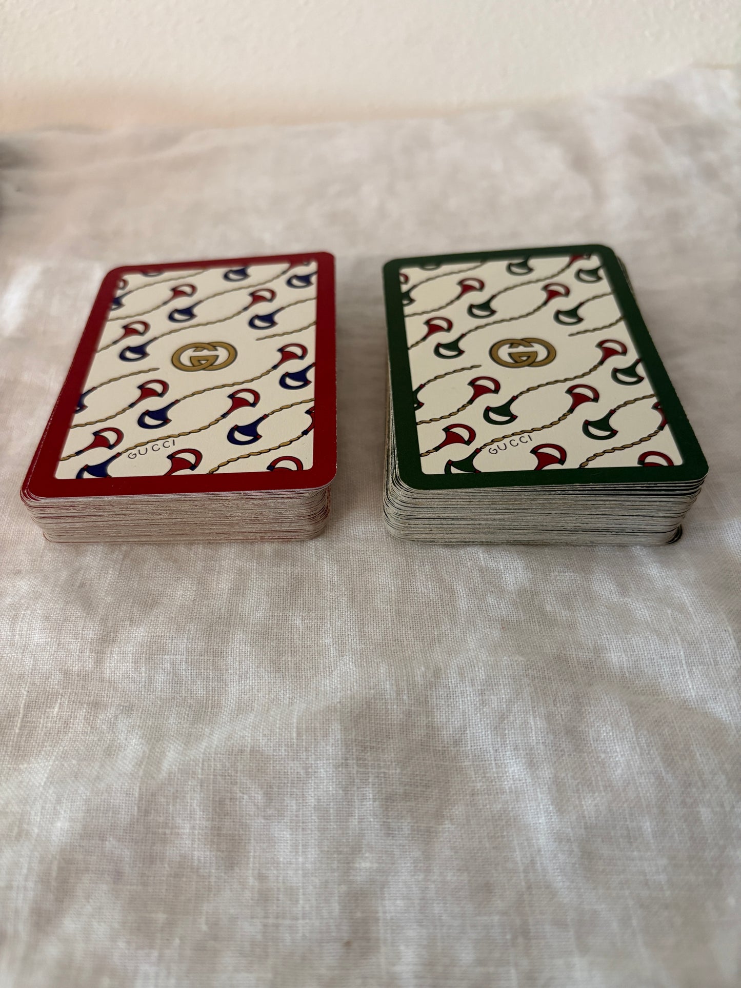 GUCCI 1980’s Vintage Poker Playing Cards in Box